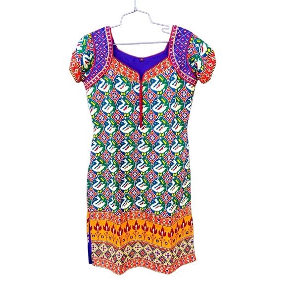 Indian Style Embroidered Dress - Picture 1 of 5